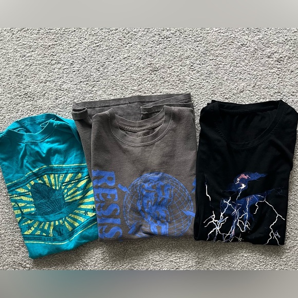 Various Other - EUC 6 Mens Skater Style Shirts Size Medium